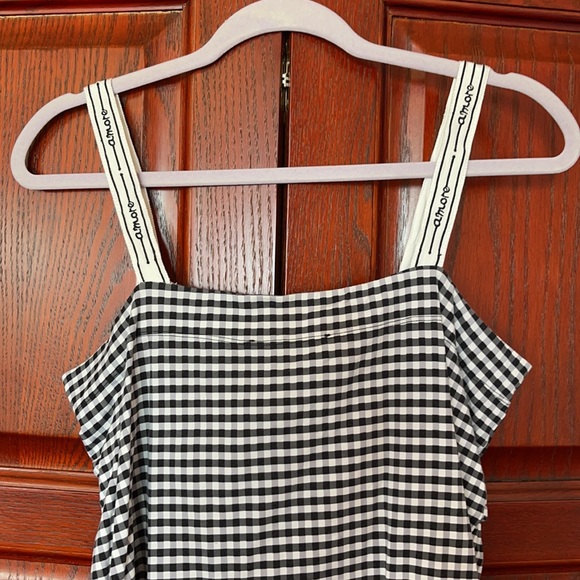 Hallhuber Amore Gingham Jersey Top - Picture 6 of 6